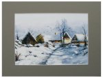 tytu: Wiejskie chaty zim ( Sprzedana )
